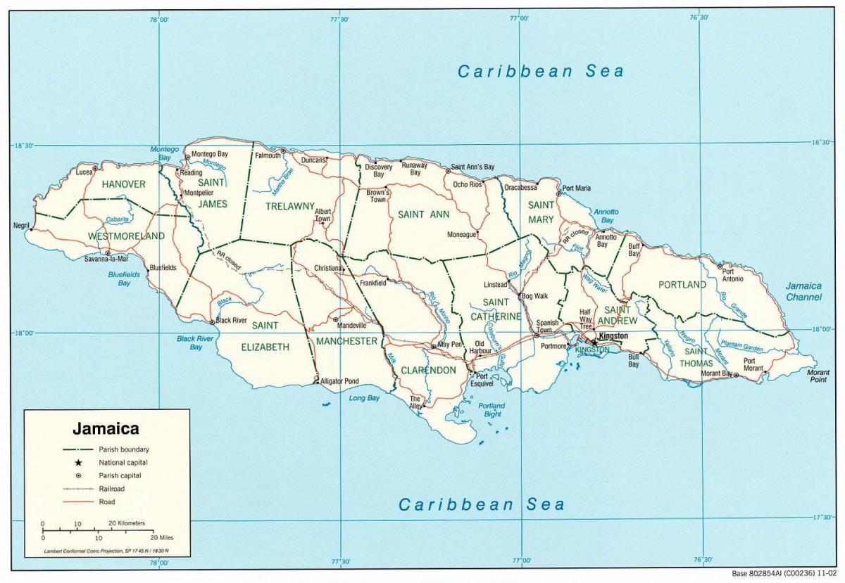 ямайский карте