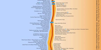 Карта курорты негрил Ямайка