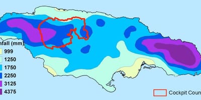 Карта Ямайки климат