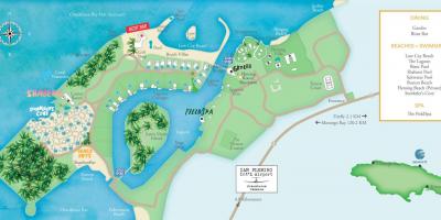 Карта Ямайки курорты