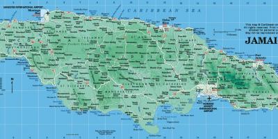 Карта ранавей-бей Ямайка